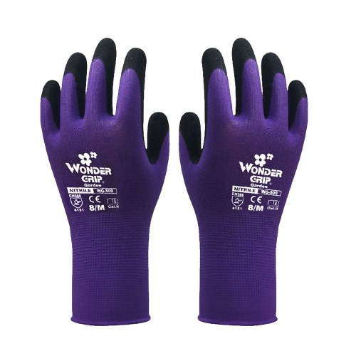 1-Pair Nitrile Impregnated Work Gloves Safety Gloves for Gardening Maintenance Warehouse for Men and Women (Blue S) 1-Pair Nitrile Impregnated Work Gloves Safety Gloves for Gardening Maintenance Warehouse for Men and Women (Blue S)