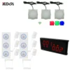 1 receiver host 3 room light 6 patient bed button Wireless emergency call help Hospital Call System
