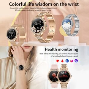 1.32 Inches Smartwatch IP67-Waterproof BT5.0 Intelligent Watch Fitness Tracker Multifunctional Watch Compatible with Android4.4/ iOS7.1
