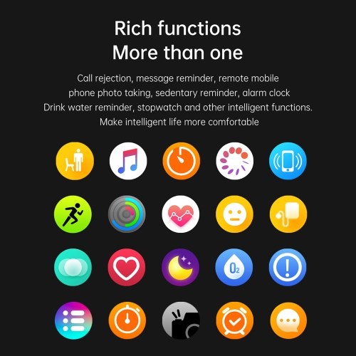 1.39 Inches Smartwatch IP67 Waterproof Sports Watch BT5.1 Intelligent Watch Fitness Tracker Multifunctional Watch Compatible with Android5.0/ iOS10.0 1.39 Inches Smartwatch IP67 Waterproof Sports Watch BT5.1 Intelligent Watch Fitness Tracker Multifunctional Watch Compatible with Android5.0/ iOS10.0