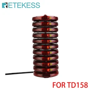 10pcs Pagers For Retekess TD158 Restaurant Pager Waiter Pagers Wireless Queue Calling System For Restaurant Church Clinic