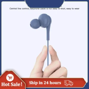 1~10PCS Wire Game Headset With Mic Stereo Mobile Earphone Earbuds 3.5mm Comfortable Heavy Bass For Iphone In Ear Headphone