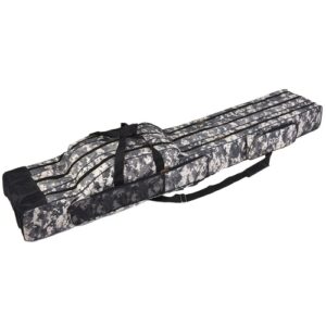 120cm/150cm 3 Layers Fishing Bag Portable Folding Fishing Rod Reel Bag Fishing Tackle Carry Bag Case Travel Storage Bag