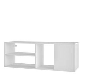 127AMC6 Minetta 46" Floating Tv Stand With 4 Shelves In