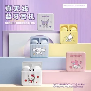 2023 New Sanrio Bluetooth Headset Half In Ear Wireless Endurance High Quality Hd Call Portable Type-c Interface Girlfriend Gift