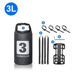 3L/7L Bike Fork Bag Waterproof Roll Top Dry Bag Bicycle Fork Bag Cycling Pack Bike Pannier