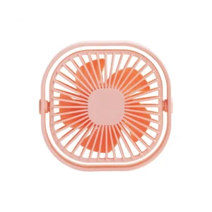4 Inch USB Desk Fan 3 Speeds Portable Table Fan Small Cooling Fan 360°Rotatable Silent Desktop Fan Office Pink