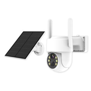4MP Solar Low Power Consumption Wifi Surveillance Camera with Solar Panel
