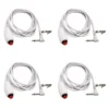 4X Nurse Call Cable 6.35Mm Line Nurse Call Device Emergency Call Cable With Push Button Switch