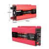 500W Car Power Inverter 12V to 110V AC Converter Solar Inverter LCD Digital Modified Sinewave Inverter with AC Outlets USB Charging Port On-Off Switch for Car RV Solar Panel