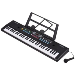 61 Keys USB Electronic Organ Kids Electric Piano with Microphone