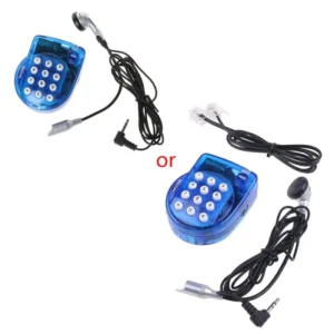 634A B Hands Mini Free Corded Telephone Phone for Head + Headset