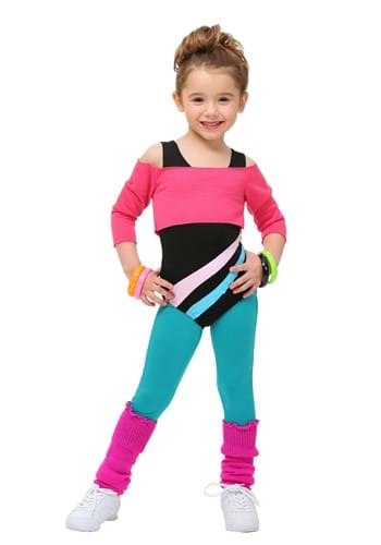 80's Workout Girl Costume for Toddlers 80's Workout Girl Costume for Toddlers