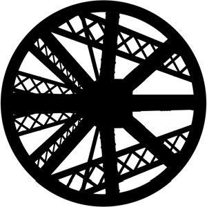 Abstract Truss - Stock Gobo for Gobo Light Projectors - Choose your size!