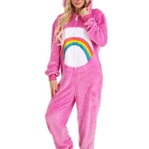 Adult Cheer Bear Care Bears Onesie Costume