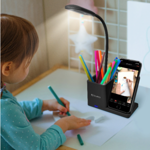 Aduro Desktop Lamp Organizer & Wireless Charging Stand