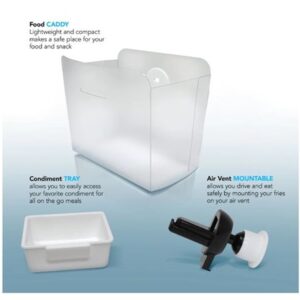 Aduro Snack & Go Vent Caddy with Condiment Tray