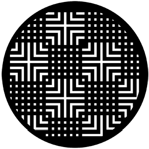Allegro - Stock Gobo for Gobo Light Projectors - Choose your size!