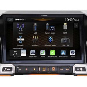 Alpine 9" Digital Media Receiver w/ Hi-Res Audio Playback For 2018-Up Jeep Wrangler JL & Gladiator
