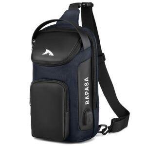 Anti-Theft Chest Bag USB Casual Shoulder Bag Sling Backpack