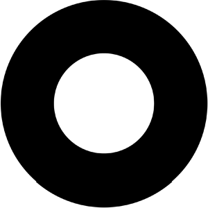 Aperture 1 - Stock Gobo for Gobo Light Projectors - Choose your size!