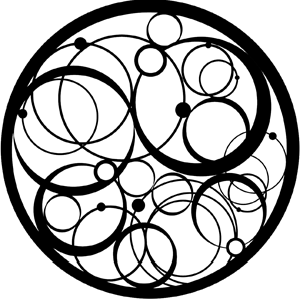 Astrolab - Stock Gobo for Gobo Light Projectors - Choose your size!