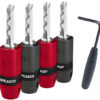 AudioQuest 4 Pack SureGrip300 Silver BFA/Banana Plugs