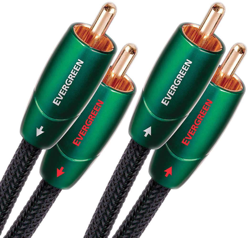 AudioQuest Evergreen 16 M./52.5 Ft. Analog Audio Interconnect Cable AudioQuest Evergreen 16 M./52.5 Ft. Analog Audio Interconnect Cable