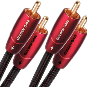 AudioQuest Golden Gate 0.6 Meter RCA To RCA Analog Audio Interconnect Cable