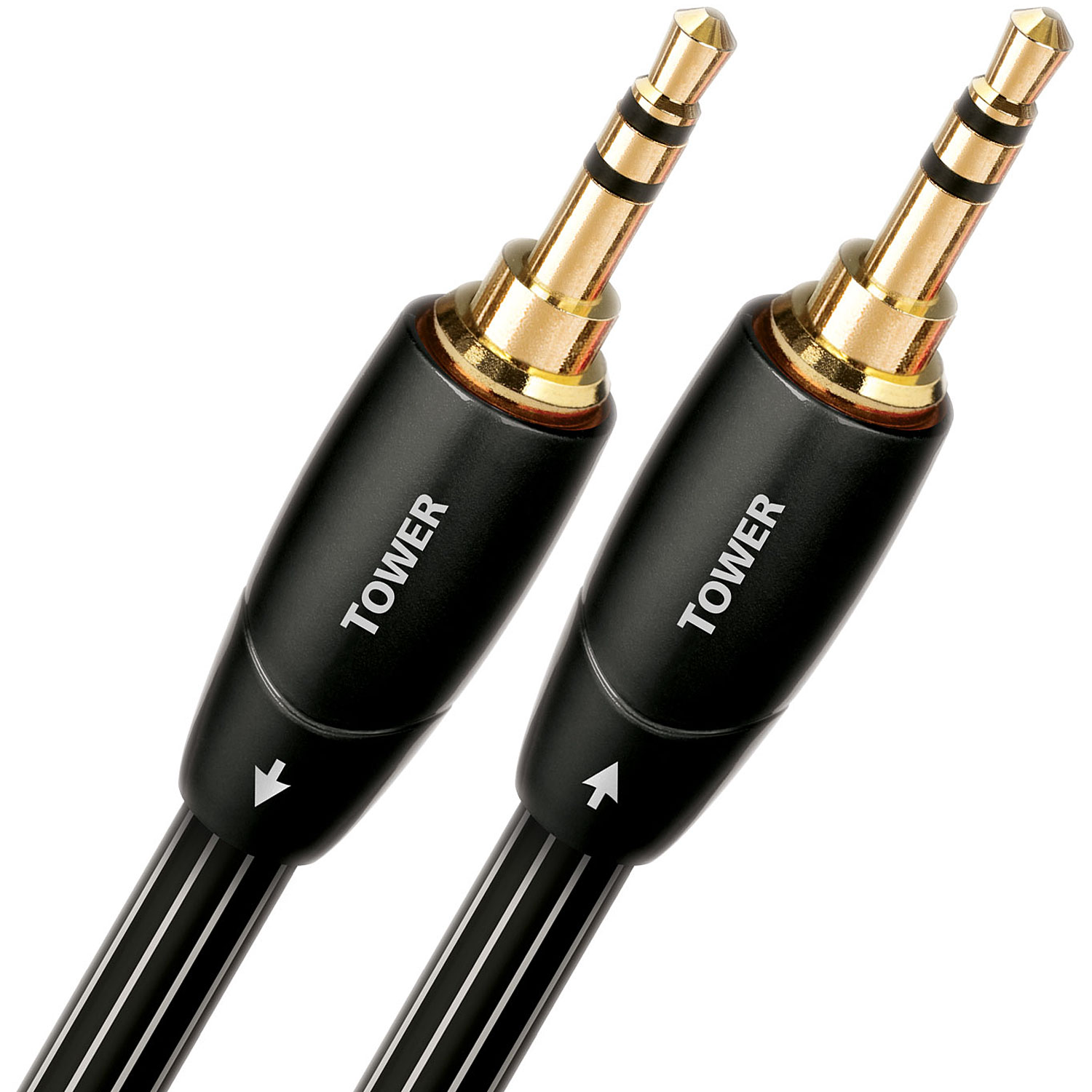 AudioQuest Tower Series 3.5mm To 3.5mm 16.4 Feet Interconnect Cable AudioQuest Tower Series 3.5mm To 3.5mm 16.4 Feet Interconnect Cable