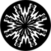 Aztec Sun - Stock Gobo for Gobo Light Projectors - Choose your size!