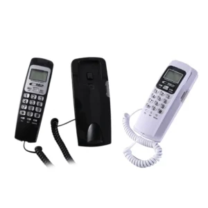 B666 Desktop Fixed Landline Phone with Redialing and LCD Display Perfect for Home and Business Use