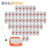BYHUBYENG 1 Receiver 50 Call Bell Waterproof Wireless Calling Lifting System Construction Elevator FM 433.92MHz Button