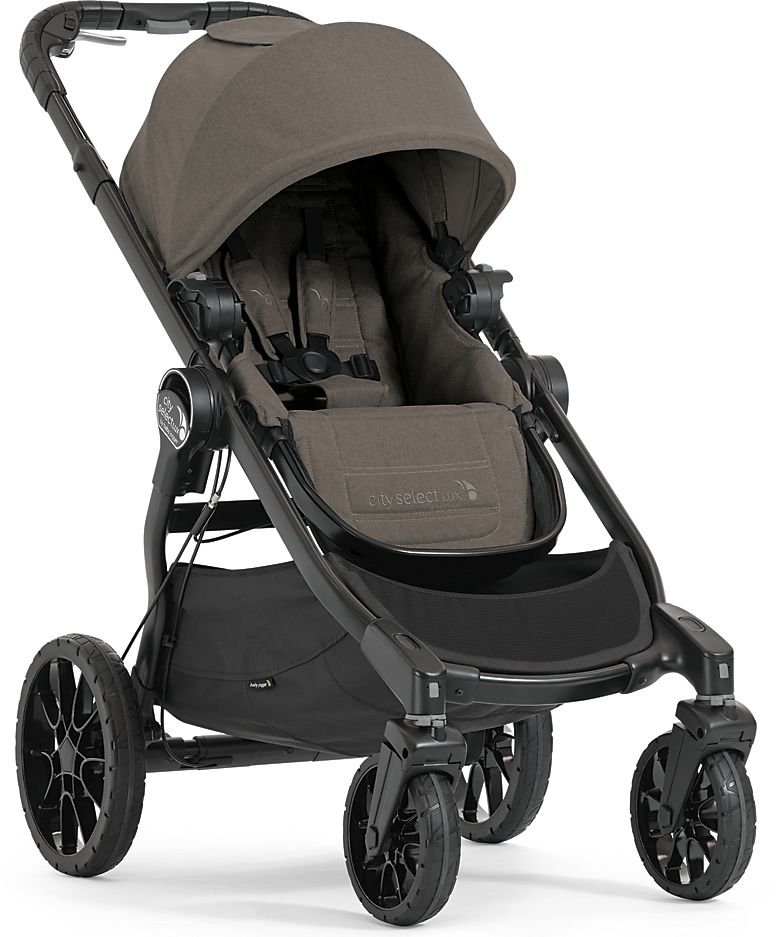 Baby Jogger City Select LUX Single Stroller - Taupe Baby Jogger City Select LUX Single Stroller - Taupe