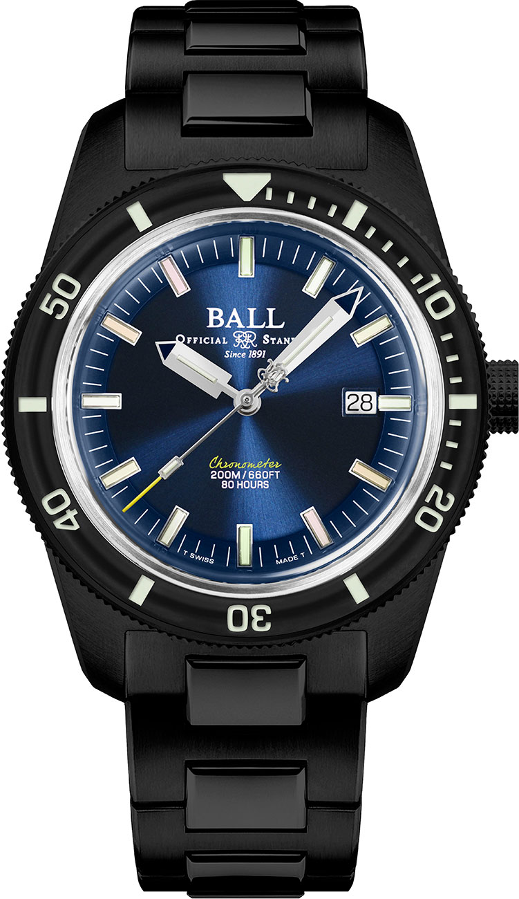 Ball Engineer II M Skindiver Heritage Blue Dial Stainless Steel Watch, 42mm Ball Engineer II M Skindiver Heritage Blue Dial Stainless Steel Watch, 42mm