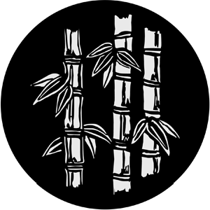 Bamboo Stems - Stock Gobo for Gobo Light Projectors - Choose your size!