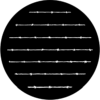 Barbs - Stock Gobo for Gobo Light Projectors - Choose your size!