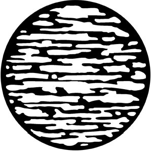 Bark Breakup 1 - Stock Gobo for Gobo Light Projectors - Choose your size!