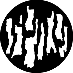 Bark Breakup - Stock Gobo for Gobo Light Projectors - Choose your size!