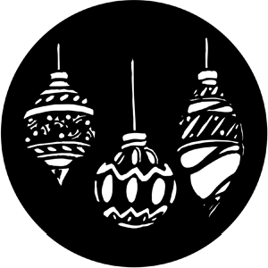 Baubles - Stock Gobo for Gobo Light Projectors - Choose your size!