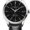 Baume & Mercier Clifton Black Leather Strap Watch, 40mm