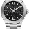 Baume & Mercier Riviera Automatic Black Dial Polished Steel Bracelet Watch, 42mm