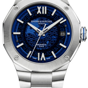 Baume & Mercier Riviera Automatic Sapphire Dial Stainless Steel Watch, 42mm