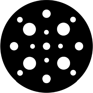 Beam Splitter - Stock Gobo for Gobo Light Projectors - Choose your size!