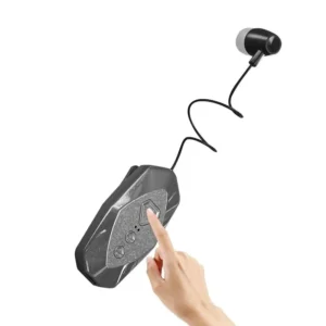 Blue Tooth Headset With Clip Wireless Single Ear Noise Canceling Ergonomic Design Lightweight Long Battery Life Accessories