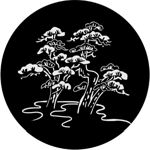 Bonsai - Stock Gobo for Gobo Light Projectors - Choose your size!