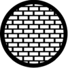 Bricks - Stock Gobo for Gobo Light Projectors - Choose your size!