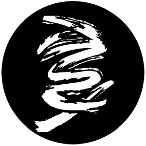 Brush Stroke 2 - Stock Gobo for Gobo Light Projectors - Choose your size!
