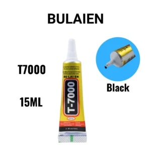 Bulaien T7000 15ML Black Contact Phone Repair Adhesive Electronic Components Glue With Precision Applicator Tip