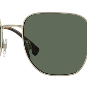 Burberry Drew Sunglasses with Oro Chiaro Gold Frame And Verde Lenses, 55mm